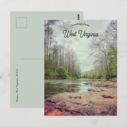 A View of Bergoo West Virginia ポストカード (正面/裏面)