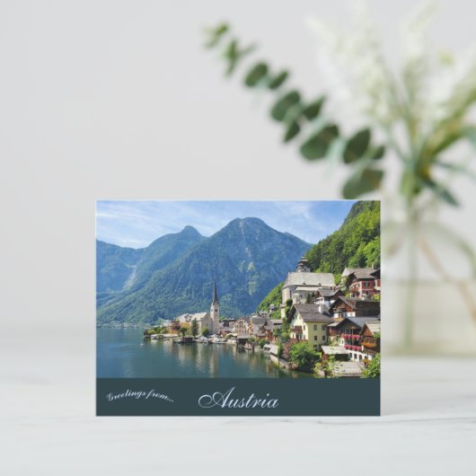 A View of Hallstatt Austria ポストカード (スタンド正面)