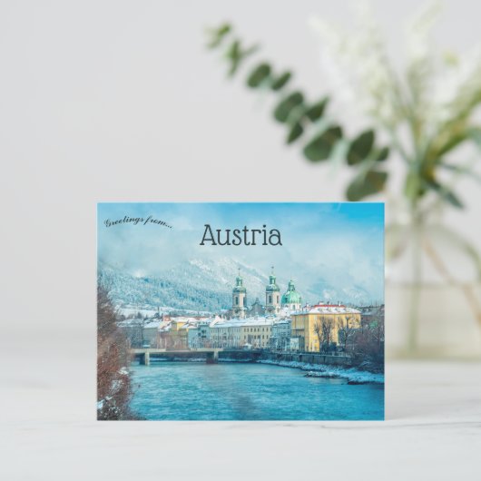 A View of Innsbruck Austria ポストカード (スタンド正面)