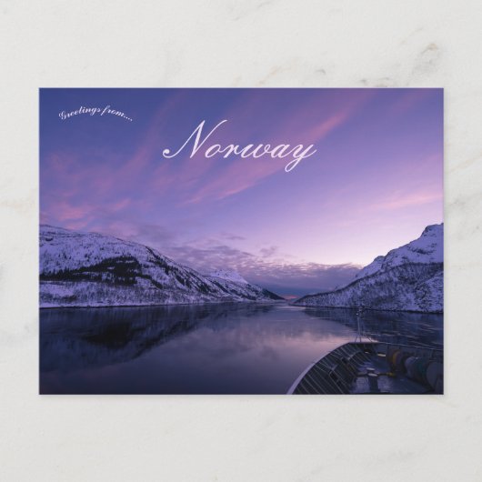 A View of Lofoten Norway ポストカード (正面)