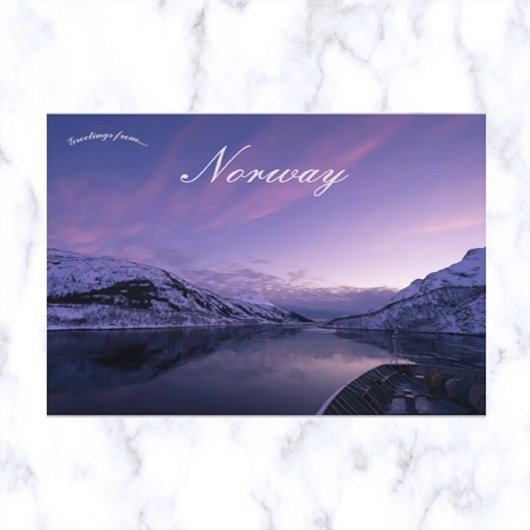 A View of Lofoten Norway ポストカード