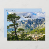 A View of Makarska Croatia ポストカード (正面/裏面)