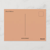 A View of Minsk Belarus at Sunset ポストカード (裏面)