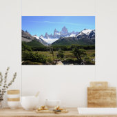 A View Of Mount Fitz Roy ポスター (キッチン)