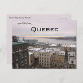A View of Quebec City Quebec Canada ポストカード (正面/裏面)