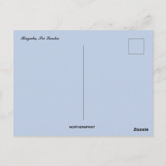 A View of Ragala Sri Lanka ポストカード (裏面)