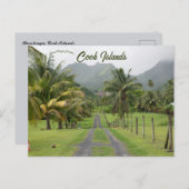 A View of Rarotonga Cook Islands ポストカード (正面/裏面)