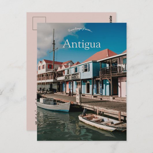 A View of St Johns Antigua ポストカード (正面/裏面)