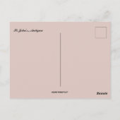 A View of St Johns Antigua ポストカード (裏面)