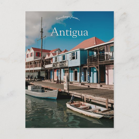 A View of St Johns Antigua ポストカード (正面)