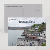 A View of St. John's Newfoundland Canada ポストカード (正面/裏面)