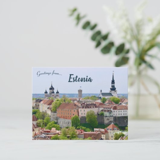 A View of  Tallinn Estonia ポストカード (スタンド正面)