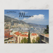 A View of the Harbour of Monaco ポストカード (正面)