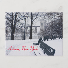 A View of the Hellgate Bridge, Astoria NYポストカード ポストカード