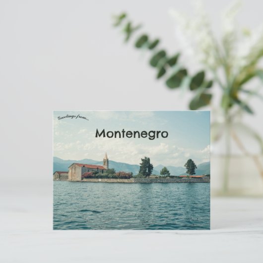 A View of Tivat Montenegro ポストカード (スタンド正面)