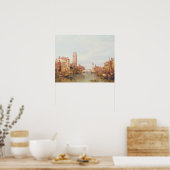 A View of Verona, 1848 (キャンバス油) ポスター (キッチン)