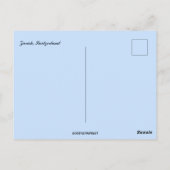 A View of Zurich Switzerland ポストカード (裏面)