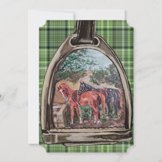 a view through a stirrup  (正面)