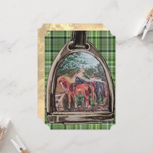 a view through a stirrup  (正面/裏面インサイチュ)