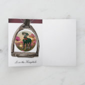 a view through a stirrup  card カード (内部)