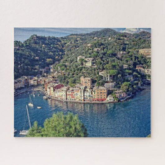 A View to Portofino, Italia - 16x20 - 520個。 ジグソーパズル (横)