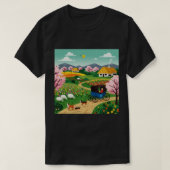 A village in the 19th century tシャツ (デザイン正面)