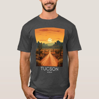 A Vintage Travel Illustration of Tucson Arizona US Tシャツ