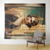 A Vision Of アールデコエレガンスAI Art by Xzendor7 タペストリー (インサイチュ(横))