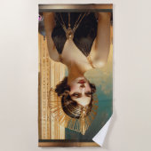 A Vision Of アールデコエレガンスAI Art by Xzendor7 ビーチタオル (正面)