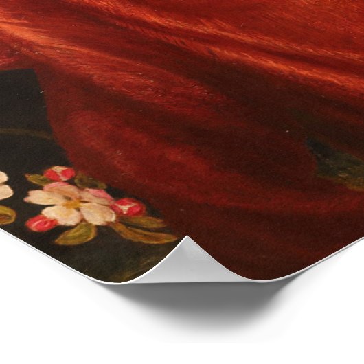 A Vision of_Fiammetta 1878 Dante Gabriel Rosseti ポスター (角)