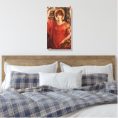 A Vision Of FIammetta 1878 Dante Gabriel Rossetti キャンバスプリント (インサイチュ (寝室))