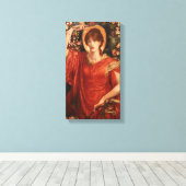 A Vision Of FIammetta 1878 Dante Gabriel Rossetti キャンバスプリント (インサイチュ (ウッドフロア))
