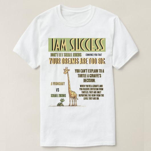 A VISIONARY Tシャツ (デザイン正面)