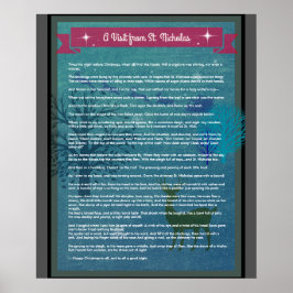 A Visit From St. Nicholas – ホリデーポスター ポスター