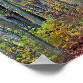 A Walk in Autumn Woods Original Photograph  ポスター (角)