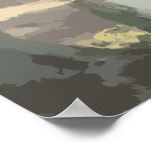 A Walk in the Woods: Personalized Tree Carving ポスター (角)