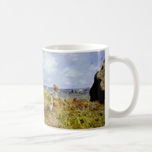 A Walk on the cliffs at Pourville コーヒーマグカップ (右)