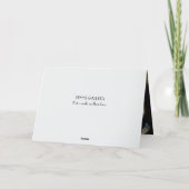 A WALK - SISTER BIRTHDAY CARD サンキューカード (裏面)