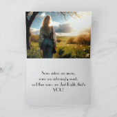 A WALK - SISTER BIRTHDAY CARD サンキューカード (内部)