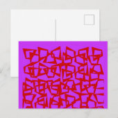A Wall of Quarter-Century Modernism ポストカード (正面/裏面)
