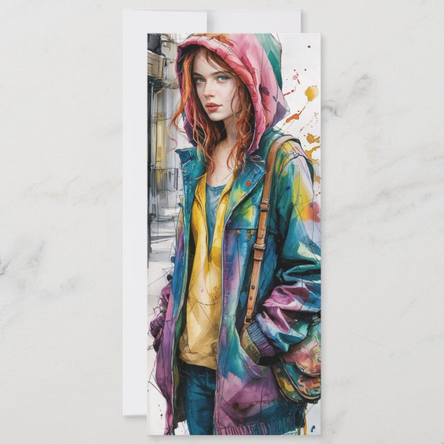 a-waterカラースタイル – デジタルイラストレーション (正面)