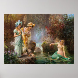 A Water Idyll by Hans Zatzka – ポスター