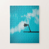 A watercolor sky and a streetlight ジグソーパズル (縦)