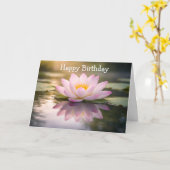 A Waterlily カード (黄色い花)