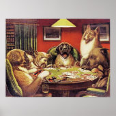 A Waterloo, Dogs Playing Poker, ポスター (正面)