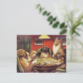 A Waterloo, Dogs Playing Poker, ポストカード (スタンド正面)