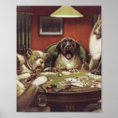 A Waterloo - Dogs Playing Poker - Cassius Coolidge ポスター (正面)