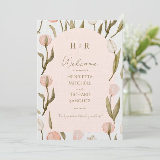 A wedding invitation with a elegant touch for you! (スタンド正面)