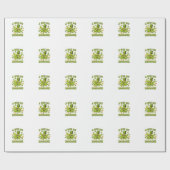 A Wee Bit Highrish Funny Irish Leaf Vibes ラッピングペーパー (フラット)