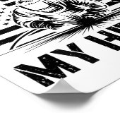 A Welder Melted My Heart Valentine Day On Ck Wel  ポスター (角)